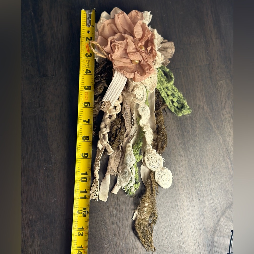 Handcrafted Flower Pin - Picture 3 of 3
